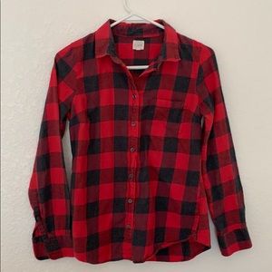 J. Crew Buffalo Check Plaid Button Down Shirt